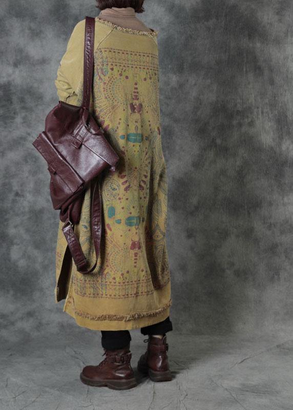 Vrouwen O-Neck Katoenen Jurk met Zijsplit 3