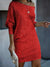 Vrouwen Partykleed Contrasterende Pailletten 2