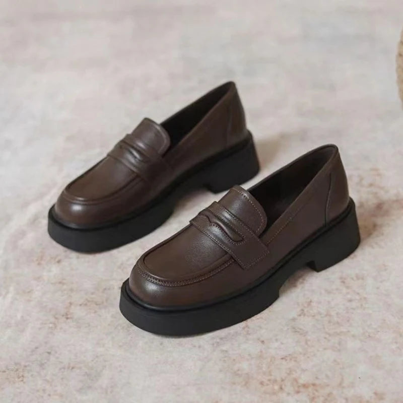 Vrouwen Platform Loafers Casual Stijl 0
