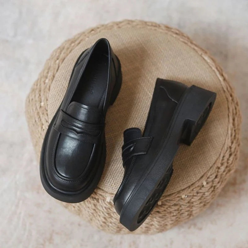Vrouwen Platform Loafers Casual Stijl 1