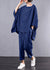 Vrouwen Plus Size Blouse en Broek Set in Ruitpatroon 8