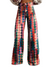 Vrouwen Vintage Wijde Pantalon Met Print 0
