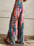 Vrouwen Vintage Wijde Pantalon Met Print 1