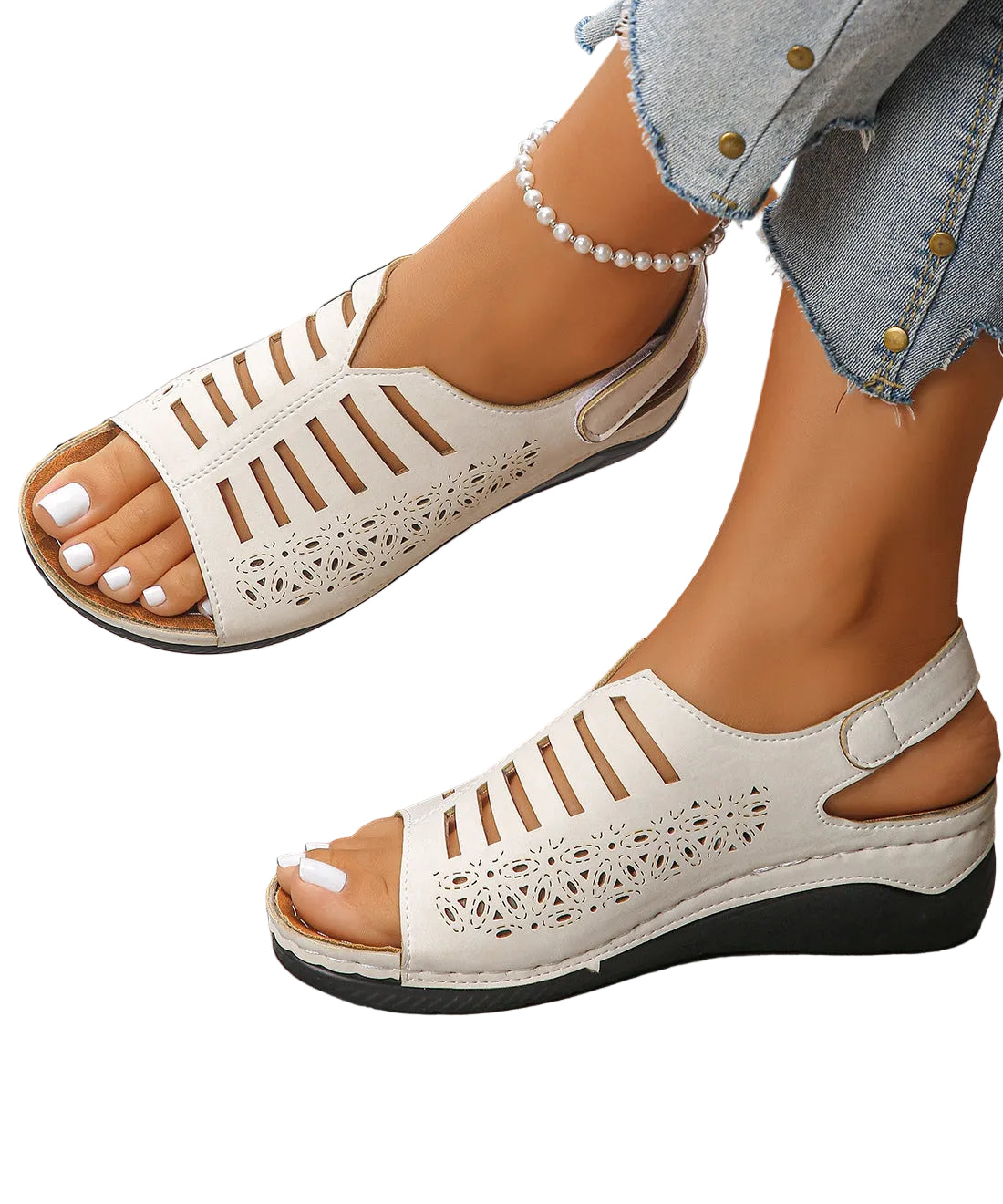 Vrouwen Wedge Sandalen Splicing 0