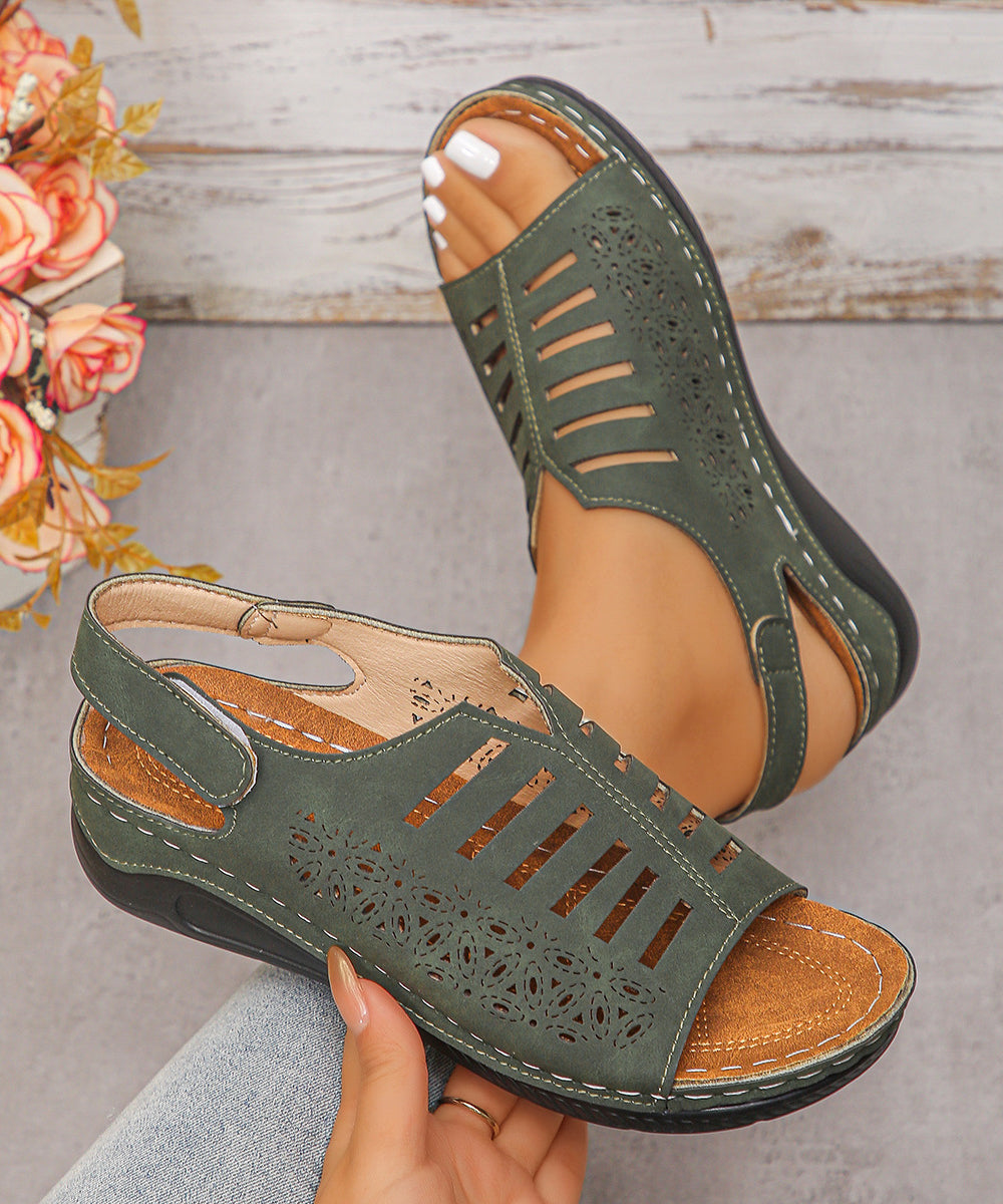 Vrouwen Wedge Sandalen Splicing 4