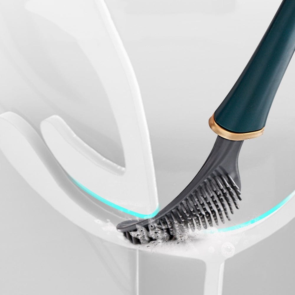 Wandgemonteerde Toiletborstel Siliconen Ergonomisch Handvat 4
