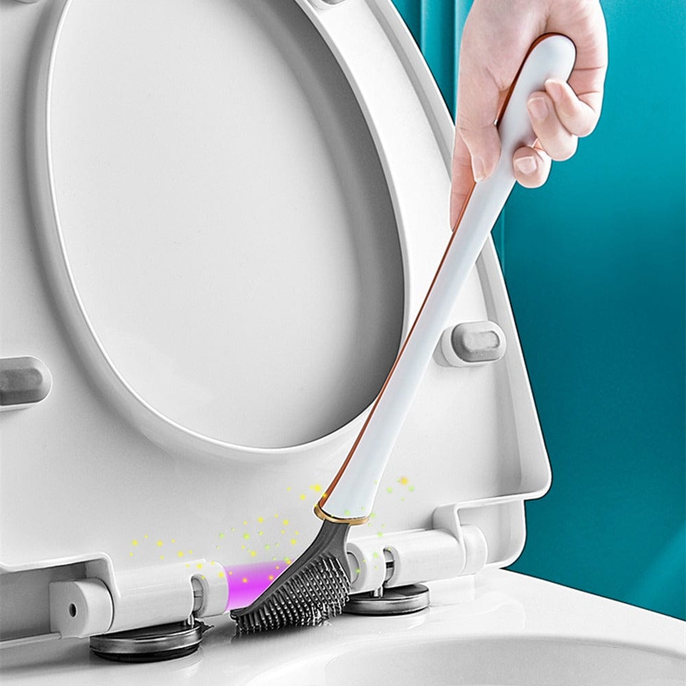 Wandgemonteerde Toiletborstel Siliconen Ergonomisch Handvat 5