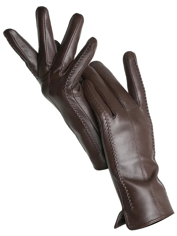 Warme Dames Handschoenen Stijlvol Kunstleer met Zachte Voering 8