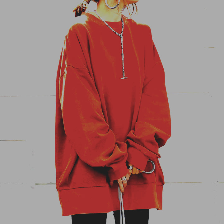 Warme Trui Dames Overmaat Casual Zachte Stof 4