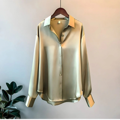 Witte Blouse Dames Lange Mouwen Tijdloos Stijlvol 3