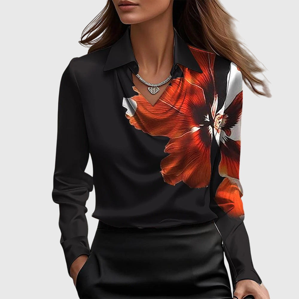 Witte Blouse Dames Met Drapering Voor Een Stijlvolle Look 5