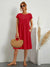 Variant image for Dames Galajurk Elegante Stijl Luxe Materiaal-1