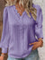 Dames Blouse Met Stijlvolle Details Ademend Katoen 5