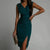 Variant image for Dames Midi Jurk Elegante Stijl Hoogwaardige Stofmix-17