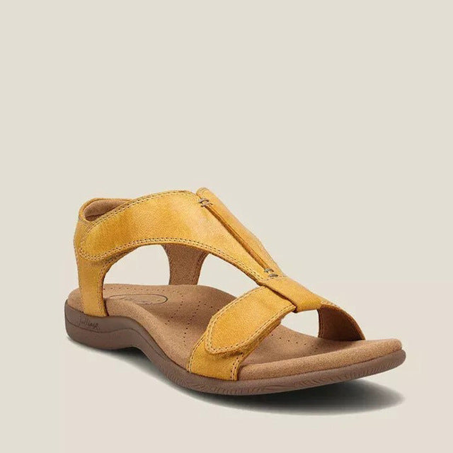 Dames Sandalen Geel Vintage Orthopedisch Synthetisch Lichtgewicht-3