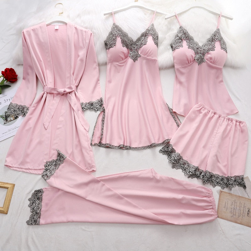 Zachte Zijden Pyjama Set 2