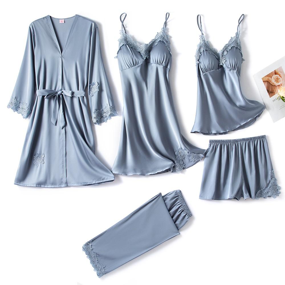 Zachte Zijden Pyjama Set 8