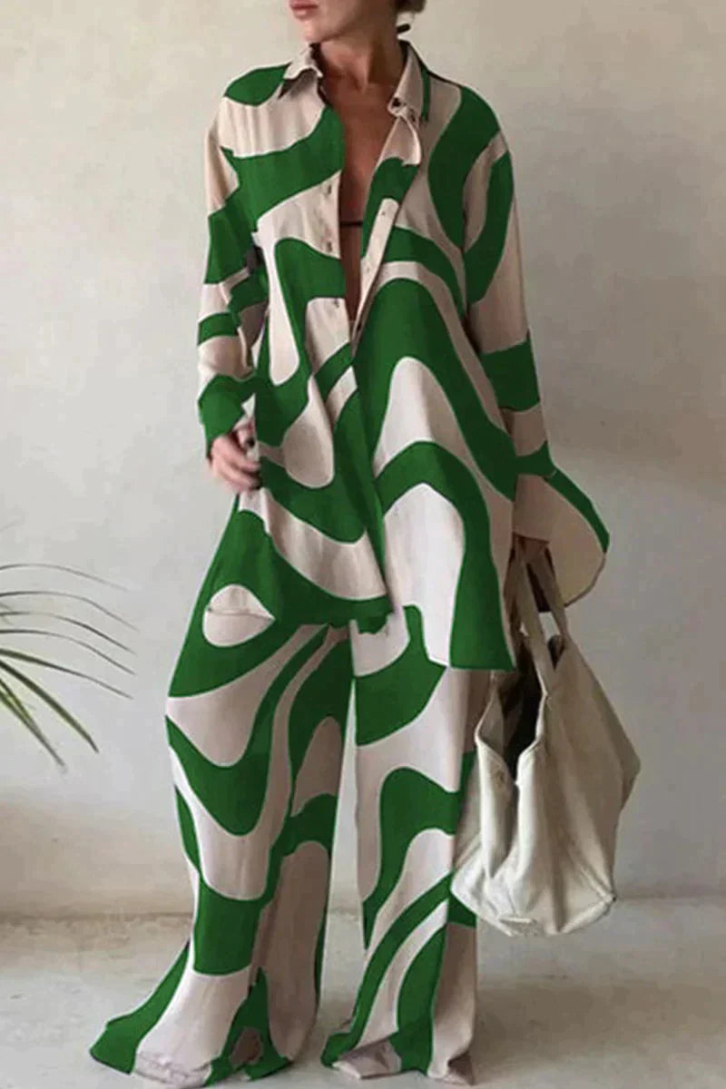 Variant image for Dames Zomerset Linnen Broek en Shirt-11