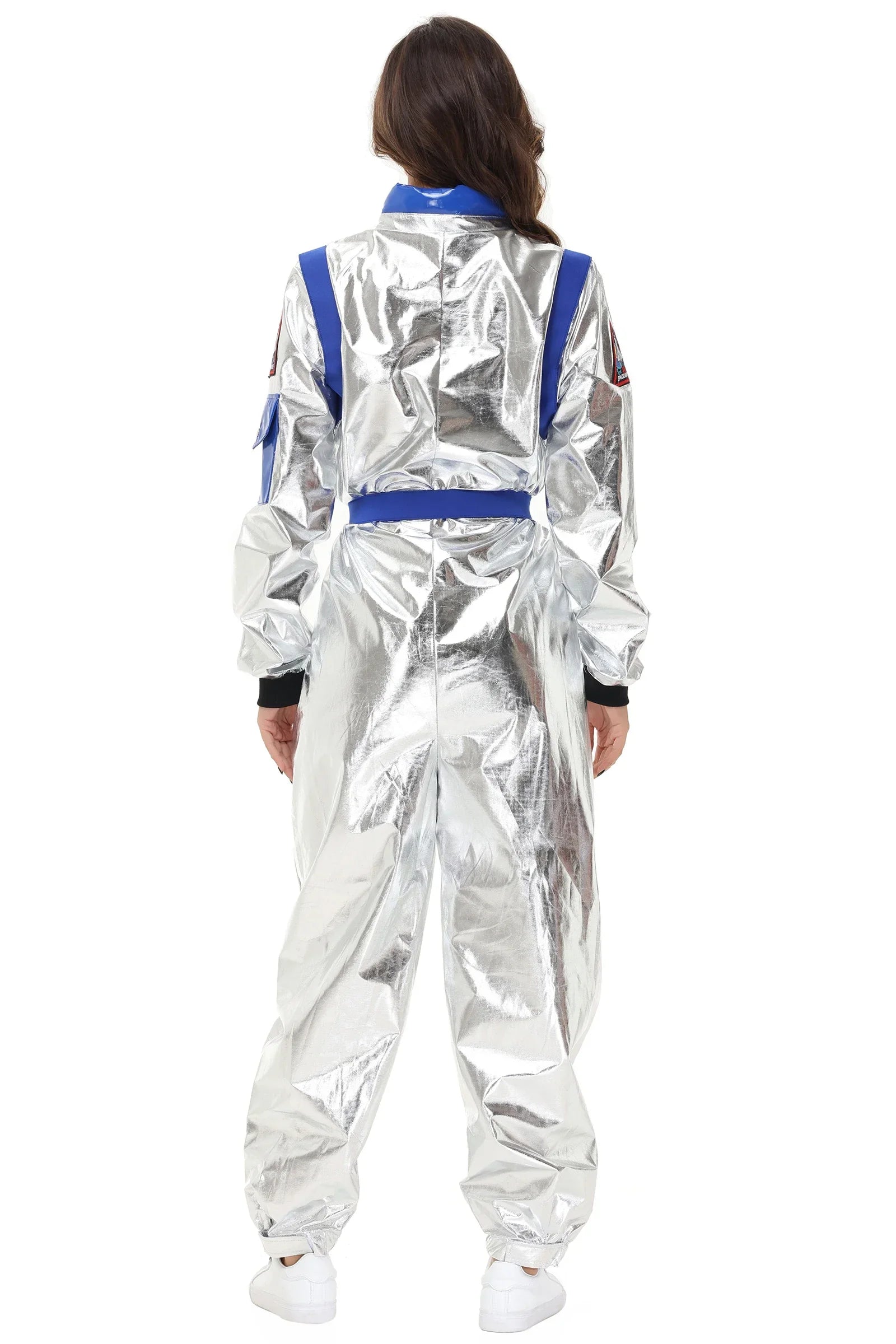 Zilveren Astronauten Kostuum voor Halloween en Themafeesten 4