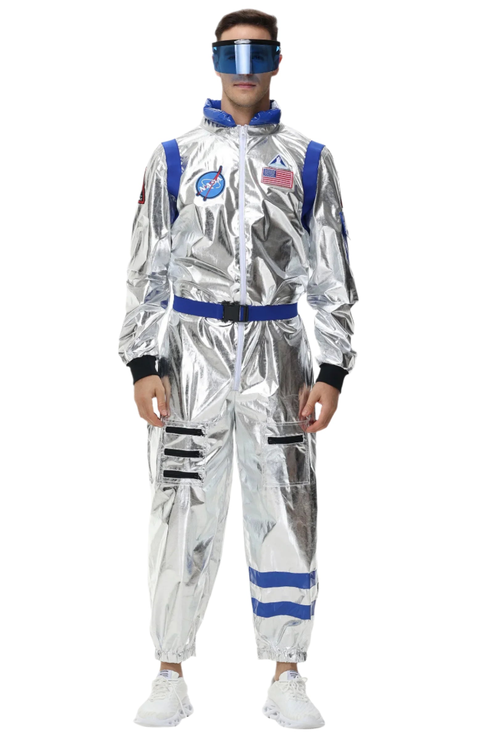 Zilveren Astronauten Kostuum voor Halloween en Themafeesten 9