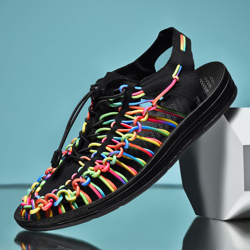 Heren Sandalen Mesh Ademend Comfortabel Lichtgewicht 4