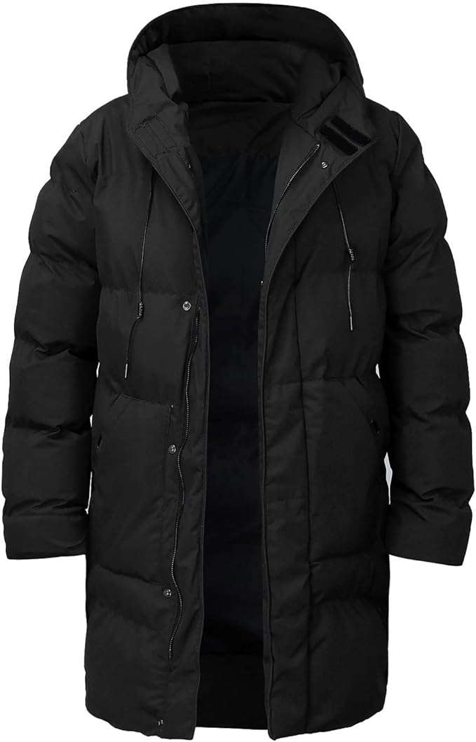 Heren Winterjas Dikke Stijlvolle Polyester Mix voor Comfort en Warmte 2