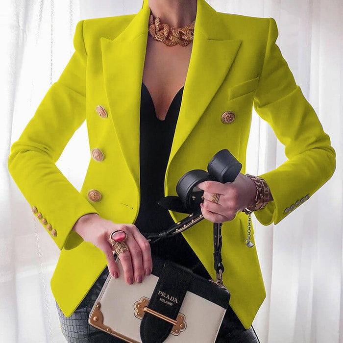 Zwarte Blazer Dames Getailleerd Luxe Stof voor Professionele en Casual Gelegenheden 5
