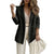 Zwarte Blazer Dames Met Dubbele Snap Stijlvol 0