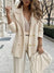 Zwarte Blazer Dames met Revers en Knopen voor Herfst/Winter 1