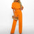 Variant image for Dames Jumpsuit Met Wijde Pijpen En Lace-Up Taille Feestelijk Zwart Polyester-43