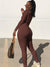 Dames Jumpsuit Strak Feestelijk Polyester-6