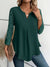 Variant image for Dames Top Lange Mouwen Ingekeepte Halslijn Aangenaam Materiaal-25