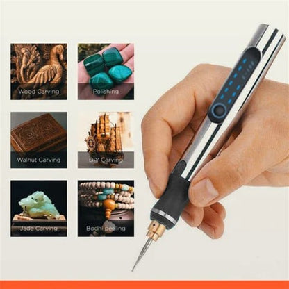 Handmatige Graveren Stift Compact Hout Lichtgewicht Kunststof Metaal-5