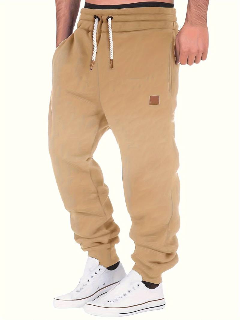 Variant image for Heren Casual Broek Losse Pasvorm Katoen Met Snoertrek-25