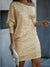Feestjurk Dames Met Contrasterende Pailletten Lichtgewicht Polyester 2