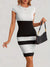 Variant image for Dames Kleurblokjurk Figuur-hugging Polyester voor Zomer-33