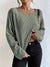 Variant image for Dames T-shirt Geribbeld Ronde Halslijn Katoenmix-1