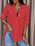 Variant image for Dames Blouse Casual V-hals Luchtig Katoen-7
