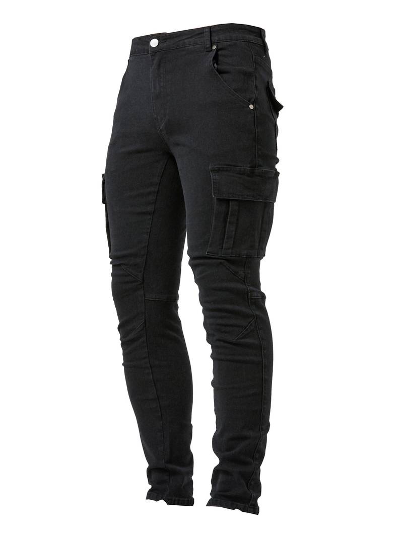 Variant image for Heren Cargo Broek Slim Fit Katoen Met Praktische Zakken-1
