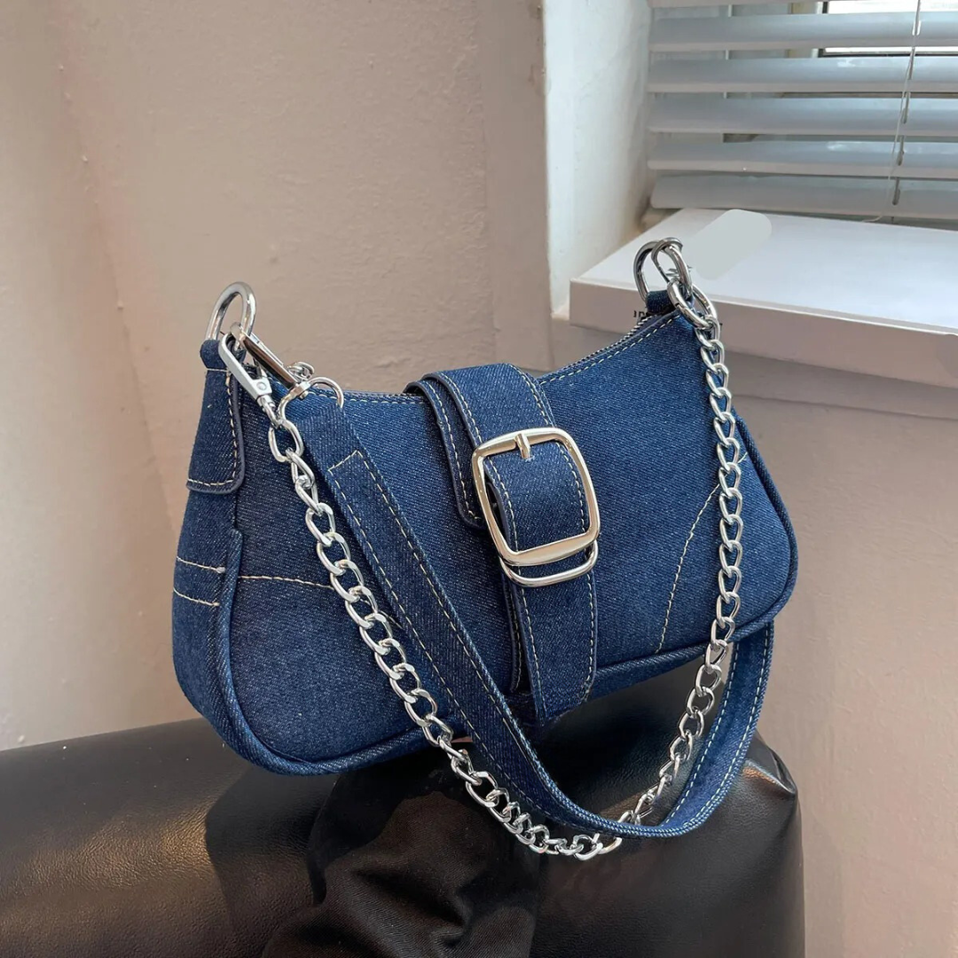 Crossbodytas van denim voor dames