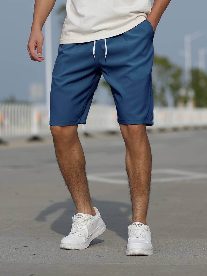 Variant image for Heren Korte Broek Ademend Katoen Casual met Koordsluiting-12