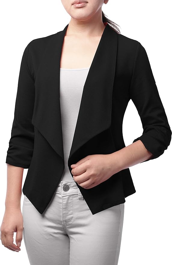 Oversized open blazer voor dames