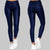 Zwarte Damesbroek Hoge Taille Skinny Kunstleer 3