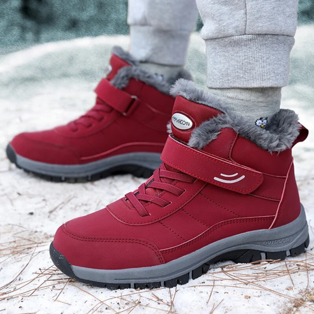 Lichtgewicht damessnowboots met bont
