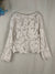 Dames Shirt Lange Mouwen Bloemenpatroon Kant-2