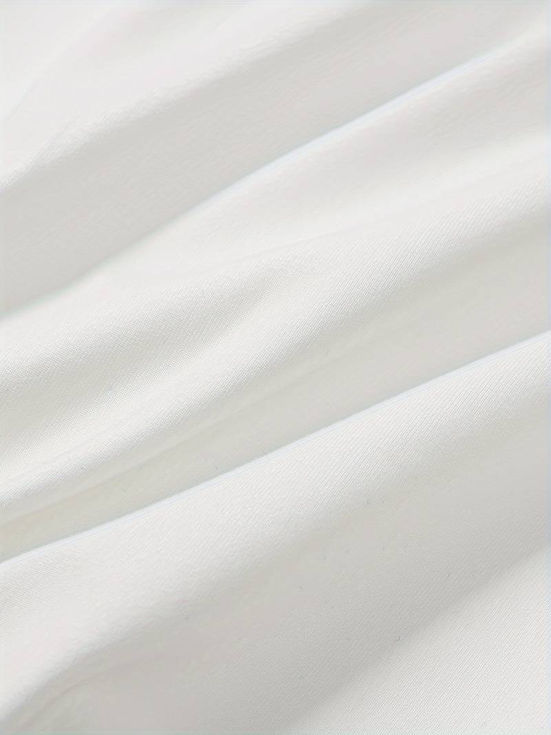 Heren T-shirt Hoge Kraag Elegant Katoen Comfortabel-4
