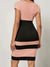 Dames Kleurblokjurk Figuur-hugging Polyester voor Zomer-2