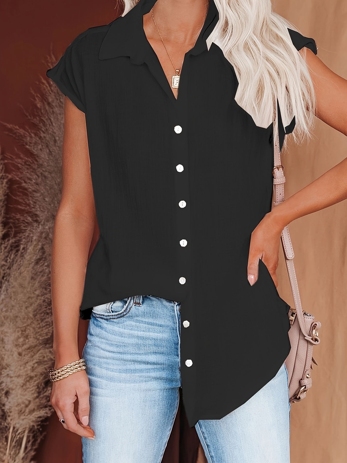 Variant image for Dames Blouse Elegante Stijl 100% Katoen-13