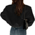 Cropped bomberjack voor dames