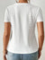 Dames T-shirt Casual Cirkelvormige Hals 100% Katoen-3